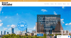 Desktop Screenshot of courtapproved.com